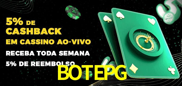 Promoções do cassino ao Vivo BOTEPG